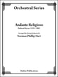 Andante Religioso Orchestra sheet music cover